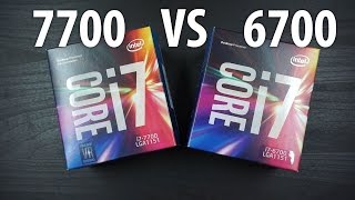 Intel Core i77700 Benchmarks  i76700 Comparison [upl. by Hau57]