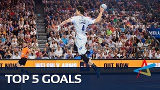 Top 5 goals  VELUX EHF FINAL4  VELUX EHF Champions League 201718 [upl. by Hamas184]