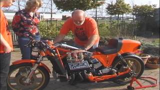 Laverda V6 start by Cor Dees Laverdamuseum [upl. by Annoled]