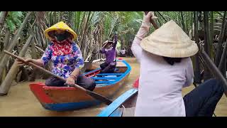 Mekong River CanalHo chi Minh city VietnamShelu Barua Traveling [upl. by Nageek]