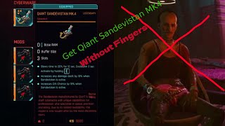 how to get qiant sandevistan mk 4 without fingers  for PC choombas only [upl. by Aicul146]