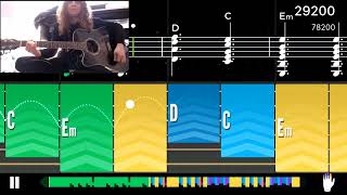 Nothing Else Matters chords C G Em A B5 D E Yousician [upl. by Cathyleen]