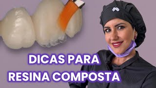 244 DICAS PARA RESINA COMPOSTA [upl. by Atiuqcir]