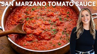 How to Make Amazing San Marzano Tomato Sauce  The First Recipe I Ever Learned [upl. by Ecienaj]