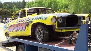 Ringwood Raceway  All Jaguar National Bangers 2017 [upl. by Airtened]