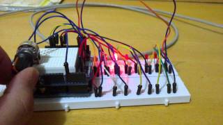 Delay de LEDs com potenciometro  Arduino [upl. by Oren]