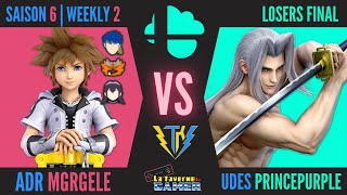 S6 Weekly 2  Losers Final  AdR MgrGele Sora Ike Incin Lucina VS UdeS PrincePurple Sephiroth [upl. by Etnovert]