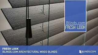 Wood Blinds Blindscom Architectural Wood Blinds Product Spotlight [upl. by Egidius]