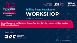 Workshop Energy Management of Buildings through Realtime SelfAssessment [upl. by Ardnua]