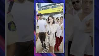 Ananya Panday And Aditya Roy Kapur Pictured Together At Goa Airport [upl. by Aynwad]