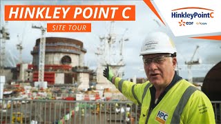 Behind the scenes site tour of Hinkley Point C  April 2023 [upl. by Airehtfele308]