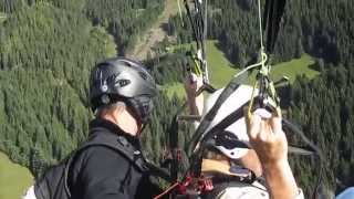 Paragliding from Wildkogel mountain by BrambergAustria [upl. by Squire]