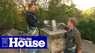 How to Install a Chimney Liner and Damper  This Old House [upl. by Yeltnerb]