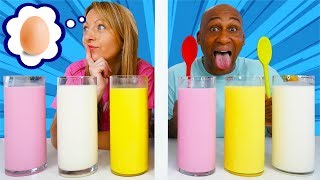 TWIN TELEPATHY MILKSHAKE CHALLENGE [upl. by Nyrrek865]