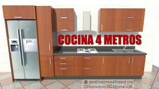 Construyendo Cocina de 4 Metros [upl. by Rima]