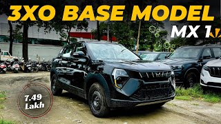 xuv3xo base model  mahindra xuv3xo mx1  750 lakh  xuv3xo bhaiyajigadi [upl. by Nonad26]