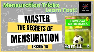 Universal Mathematics Book Chapter14  Mensuration  Class 8  Innings  P11 [upl. by Enilamme]