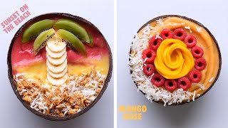 8 Smoothie Bowls to Make You Glow Inside and Out So Yummy [upl. by Froh]