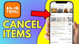 How To Cancel Items On Temu 100 WORKING [upl. by Norym]