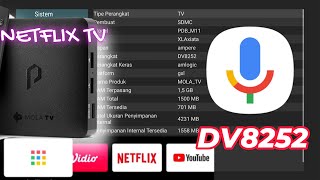 Tes stb mola pdbm11 politron netflix voice asisten support lancar jaya  STB MURAH BERKUALITAS [upl. by Craw]