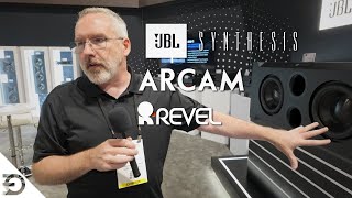 Harman Booth Tour  JBL MA Series  JBL Synthesis  ARCAM  cedia [upl. by Wight826]