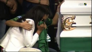 Conmovedora despedida de víctimas del Chapecoense [upl. by Ainslie534]