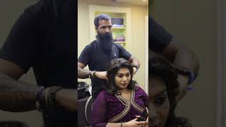 haircut haircolour Manis family salon amp makeover studio Trivandrum More details Contact 7994789500 [upl. by Tannie]