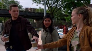 Jay brings Hailey her usual coffee amp Rojas calls him out on it  Chicago PD 707 [upl. by Johppa40]