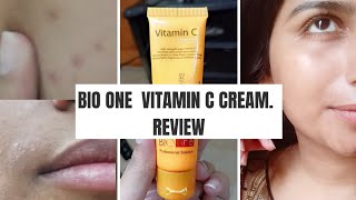 Bio One Vitamin C Cream Review Whiz Laboratories Honest Review of Vitamin C cream [upl. by Siusan]