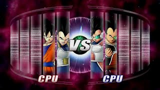 Dragon Ball Raging Blast 2 Lucha de Hermanos CPU VS CPU [upl. by Yssep]