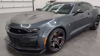 4K 2021 CHEVROLET CAMARO 1SS 1LE SHADOW GRAY WALKAROUND OVERVIEW 12797Z SOLD [upl. by Philcox]