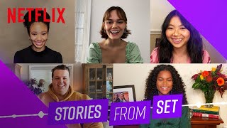 InventAMonster Challenge w A Babysitters Guide to Monster Hunting Cast ✍️ Netflix After School [upl. by Esinel]