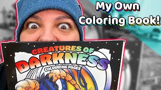 Shhh It’s HERE Creatures Of Darkness Colouring book kit [upl. by Ayk]