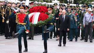 RARE Wreath Ceremony At The Remembrance And Sorrow On June 22nd 2022  Память и скорбь [upl. by Malvie294]