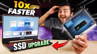 SSD Upgrade in Laptop Full Guide 2023🔥 HDD to SSD Windows Migration [upl. by Nauqram]