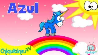 Los Colores  Canción Infantil  Aprende los Colores con Unicornios  En Español [upl. by Akihdar440]