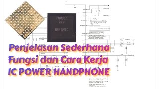 FUNGSI DAN CARA KERJA IC POWER HANDPHONE [upl. by Pardew]