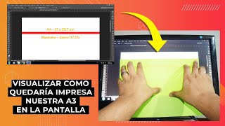 Visualizar como quedaría impresa tu lámina A3 en la pantalla [upl. by Kinzer]