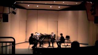 Brioso Brass Quartet  Hindemith  Morgenmusikm4v [upl. by Anoj]