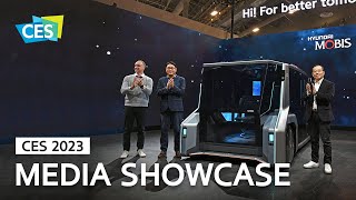 CES 2023 Hyundai MOBIS Media Showcase [upl. by Ymmit]