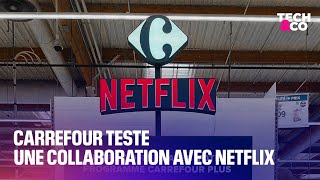 Carrefour teste désormais des abonnements Netflix en magasin [upl. by Trik]