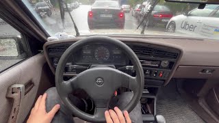 Drive With Me Opel Ascona C in the Rain [upl. by Yle263]