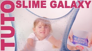 TUTO • On fabrique du SLIME GALAXY recette facile et rapide  SBT La petite épicerie [upl. by Olaf]