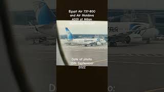 Milan Malpensa airport egyptair aviation [upl. by Todhunter371]