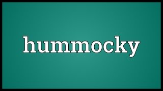 Hummocky Meaning [upl. by Okubo]