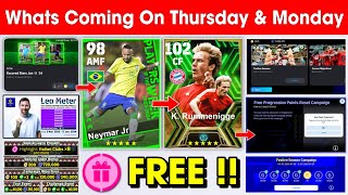 What Is Coming On Thursday amp Next Monday In eFootball 2024 Mobile  Upcoming Potw amp Free Coins 🤩🔔 [upl. by Yasmin]