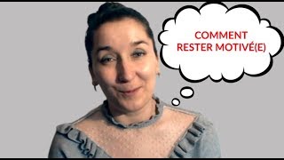 CRFPA COMMENT RESTER MOTIVÉE [upl. by Profant]