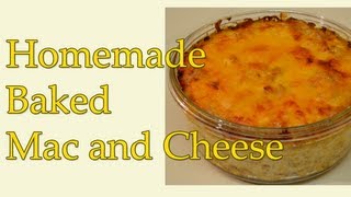 79 ★ Homemade Baked Macaroni and Cheese [upl. by Hylan]