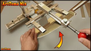 Sharpening a Kitchen Knife Using Chinese Diamond Stones In Real Time  Knife Sharpener TooHR 3 [upl. by Aninotna]