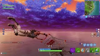 FORTNITE Shopping Cart Bug launchflying [upl. by Pate]